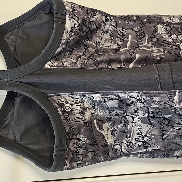 201. Lululemon Manifesto Grey Tank Top - Picture 3 of 6